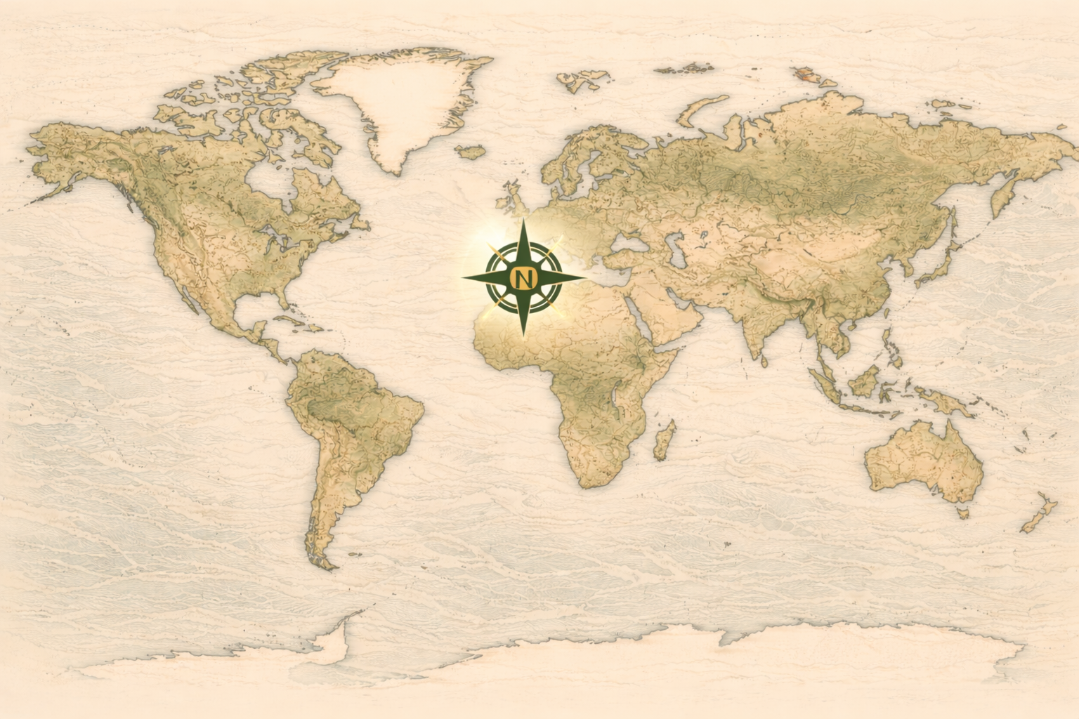 World map showing Northline's ability to support projects nationwide and internationally